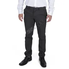 CELANA PANJANG FORMAL Celana Bahan Formal Pria Slimfit Wool Abu Tua