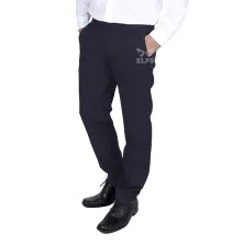 CELANA PANJANG FORMAL Celana Bahan Formal Pria Slimfit Wool Biru Dongker