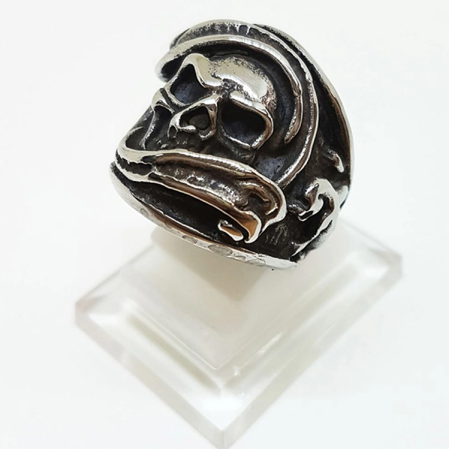 CINCIN Cincin Titanium Tengkorak QGZ28 Monster Silver 2 cincin_qgz28_skull_monster_sv_1