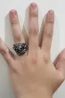 Cincin Titanium Tengkorak QGZ28 Monster Silver  CINCIN 