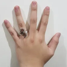 CINCIN Cincin Titanium SGZ69 Kunci Silver