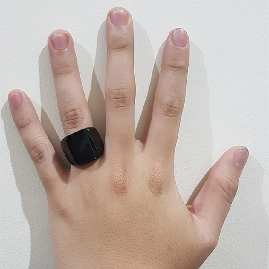 CINCIN Cincin Titanium Besar SGZ70 Hitam 3 cincin_sgz70_stainless_besar_hx_2