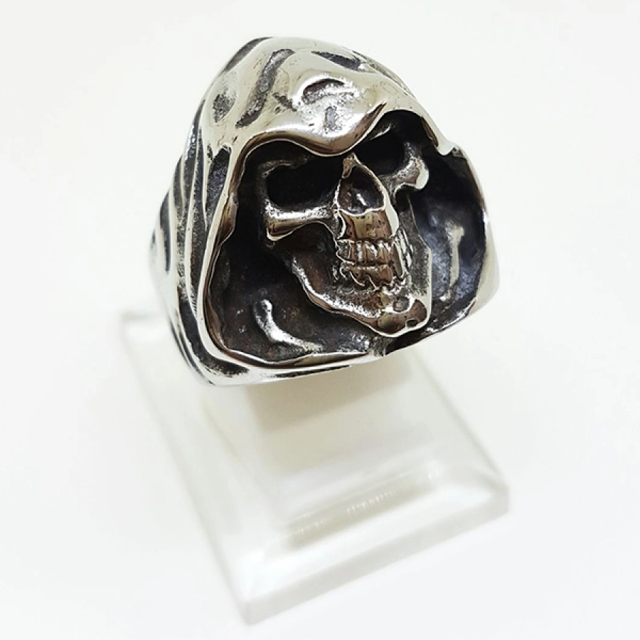 CINCIN Cincin Titanium Tengkorak QGZ28 Hoody Silver 2 cincin_skull_qgz28_hoody_sv_1