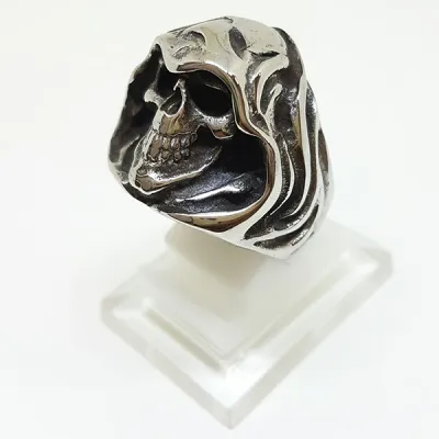 CINCIN Cincin Titanium Tengkorak QGZ28 Hoody Silver 3 cincin_skull_qgz28_hoody_sv_2