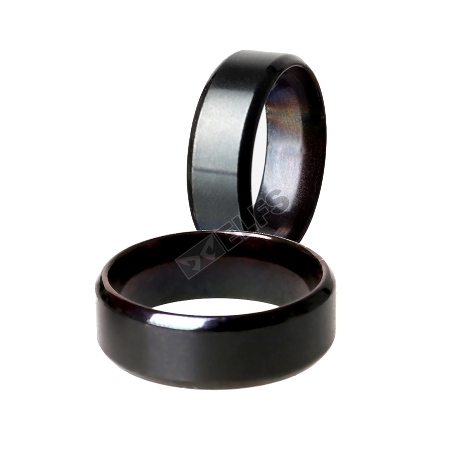 CINCIN Cincin Titanium Polos Kotak Besar SIM04 Hitam 2 cincin_stainless_polos_kotak_besar_sim04_hx_1