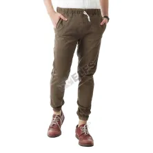 CELANA PANJANG CASUAL Celana Panjang Pria Jogger Chino Coklat Muda