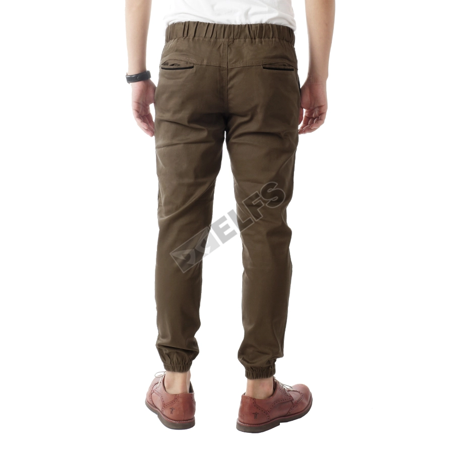 CELANA PANJANG CASUAL Celana Panjang Pria Jogger Chino Coklat Muda 2 cjb_chino_jogger_cm_1_copy