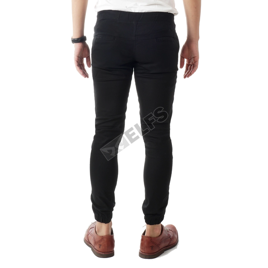 CELANA PANJANG CASUAL Celana Panjang Pria Jogger Chino Hitam 2 cjb_chino_jogger_hx_1