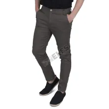 CELANA PANJANG CASUAL CELANA PANJANG PRIA CHINO SIMPLE ABU COKLAT