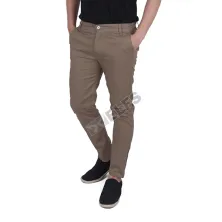 CELANA PANJANG CASUAL CELANA PANJANG PRIA CHINO SIMPLE COKLAT MUDA