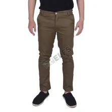 CELANA PANJANG CASUAL Celana Panjang Pria Chino Simple Coklat Tua