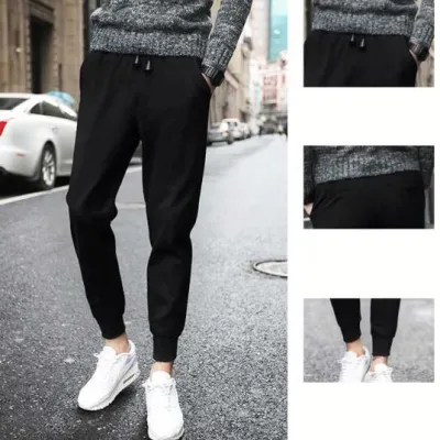 CELANA PANJANG CASUAL Celana Panjang Pria Jogger Import Lotto Sweat Pants Hitam Polos 4 cjb_jogger_simple_import_hx3