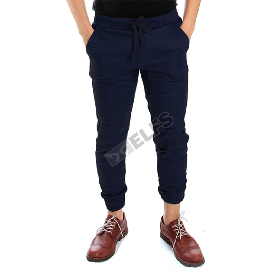 CELANA PANJANG CASUAL Celana Jogger Panjang katun Polos Biru Dongker 1 cjj_jogger_cotton_bd_0_copy