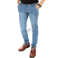 CELANA PANJANG JEANS Celana Panjang Soft Jeans List Thread 034 Biru Muda