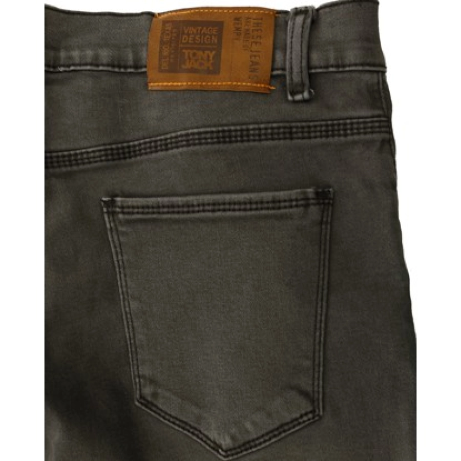 CELANA PANJANG JEANS Celana Panjang Soft Jeans Pocket 037 Abu Tua 4 cjj_soft_jeans_pocket_037_at_3
