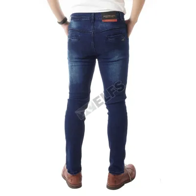 CELANA PANJANG JEANS Celana Panjang Soft Jeans Pria Premium Denim Biru Dongker 2 cjj_soft_jeans_roster_denim_bd_1_copy