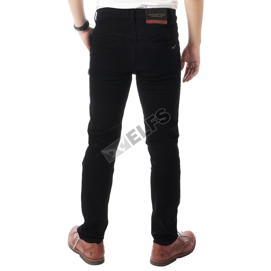CELANA PANJANG JEANS Celana Panjang Soft Jeans Pria Premium Denim Hitam 2 cjj_soft_jeans_roster_denim_hx_1_copy