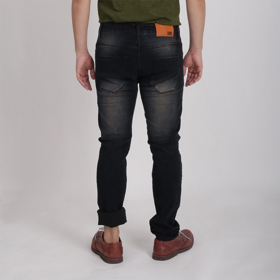 CELANA PANJANG JEANS CELANA PANJANG SOFT JEANS PRIA PREMIUM DENIM RIPPED ETNIK NAVAJO HITAM 2 cjj_soft_jeans_washed_ripped_etnik_hx1