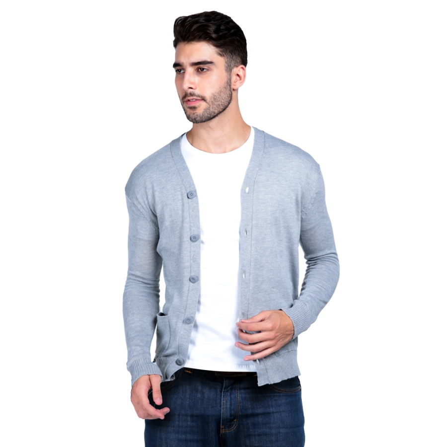 Long cardigan pria sales