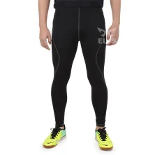 CELANA BASELAYER Celana Olahraga Pria Base Layer Legging Panjang Spandek List Abu Hitam