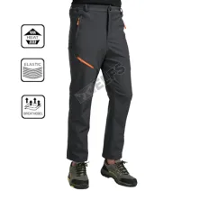 CELANA HIKING Celana Hiking Waterproof Polar Anti Dingin Outdoor Soft Shell Pants Abu Tua