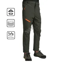 CELANA HIKING Celana Hiking Waterproof Polar Anti Dingin Outdoor Soft Shell Pants Hijau Army