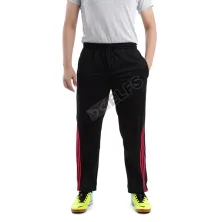 CELANA TRAINING PANJANG Celana Training Panjang Poly Hitam Stripe 95D10 Merah Cabe