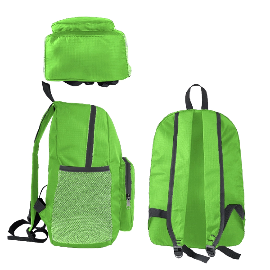 DAY PACK Tas Ransel Lipat Anti Air 20L Foldable Water Resistant Backpack 35020 Hijau Muda 2 daypack_fave_20l_green_1