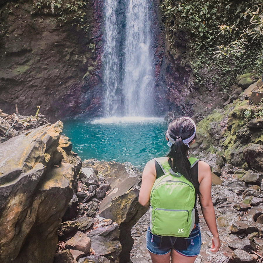 DAY PACK Tas Ransel Lipat Anti Air 20L Foldable Water Resistant Backpack 35020 Hijau Muda 4 daypack_fave_20l_green_3