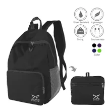 DAY PACK Tas Ransel Lipat Anti Air 20L Foldable Water Resistant Backpack 35020 Hitam