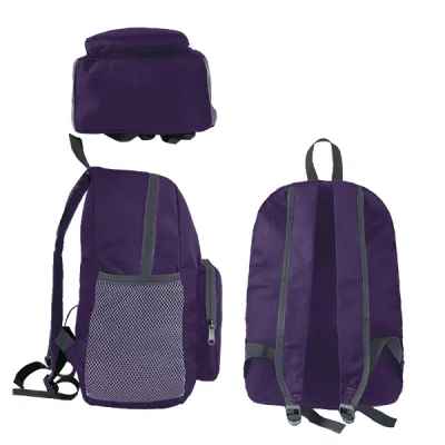 DAY PACK Tas Ransel Lipat Anti Air 20L Foldable Water Resistant Backpack 35020 Ungu Tua 2 daypack_fave_20l_purple_1
