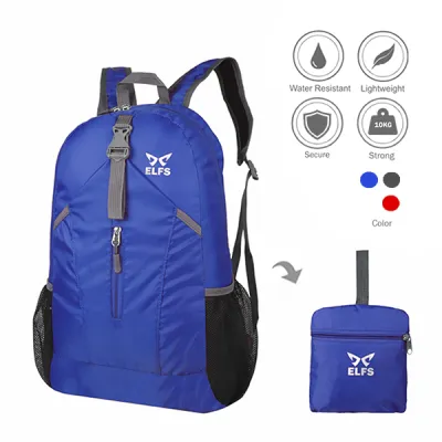 DAY PACK Elfs Shop - Tas Ransel Lipat Anti Air 22L Foldable Water Resistant Backpack 35009 ELFS Biru Tua 1 daypack_groove_22l_cobalt_0