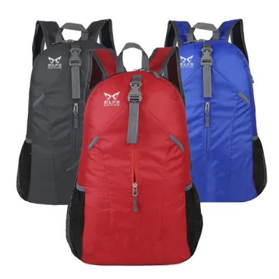 DAY PACK Elfs Shop - Tas Ransel Lipat Anti Air 22L Foldable Water Resistant Backpack 35009 ELFS Merah Cabe 5 daypack_groove_22l_red_4