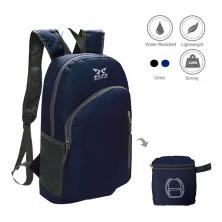 DAY PACK Tas Ransel Lipat Anti Air 20L Foldable Water Resistant Backpack 1AZD04 ELFS Biru Dongker