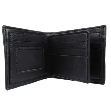 DOMPET Dompet Pria Simple ELFS Kulit Sintetis Hitam