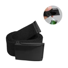 IKAT PINGGANG KANVAS, DLL Ikat Pinggang Canvas Bottler Opener Belt Hitam