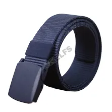 IKAT PINGGANG KANVAS, DLL IKAT PINGGANG CANVAS ANTI METAL DETECTOR TACTICAL MILITARY BELT BIRU DONGKER