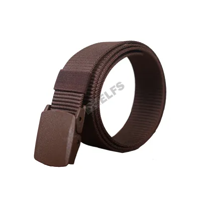 IKAT PINGGANG KANVAS, DLL IKAT PINGGANG CANVAS ANTI METAL DETECTOR TACTICAL MILITARY BELT COKLAT TUA 1 gb_fmz_canvas_kepala_plastik_ct00