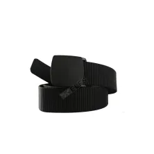 IKAT PINGGANG KANVAS, DLL Ikat Pinggang Canvas Anti Metal Detector Tactical Military Belt Hitam