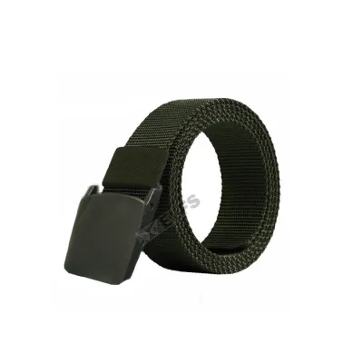 IKAT PINGGANG KANVAS, DLL Ikat Pinggang Canvas Anti Metal Detector Tactical Military Belt Hijau Army 1 gb_fmz_canvas_kepala_plastik_ia_0