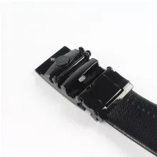 IKAT PINGGANG KULIT Ikat pinggang Pria kulit Formal Rel Autolock Belt Hitam