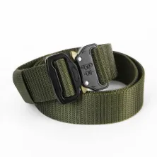 IKAT PINGGANG KANVAS, DLL IKAT PINGGANG PRIA TACTICAL COBRA BUCKLE KLIK BELT HIJAU ARMY