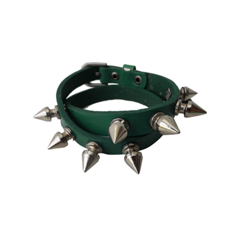 GELANG Gelang Leather 2 Metal Hijau Tua 1 gelang6_leather_2_metal_it