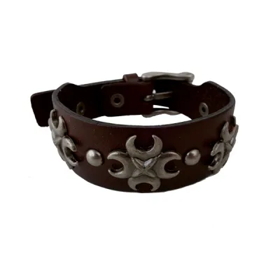 GELANG Gelang Button Coklat Tua 1 gelang8_button_ct