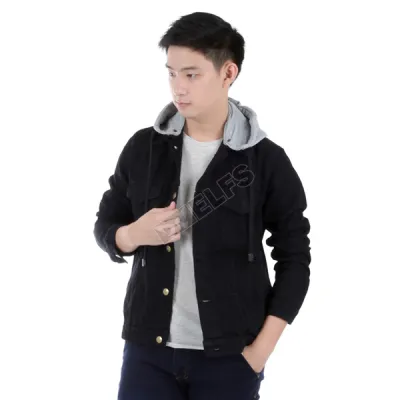 JAKET JEANS & KULIT Jaket Jeans Pria Hoodie Fleece Kemeja 215D2 Hitam 3 hlplj_hoodie_kemeja_jeans_215d2_hx_2