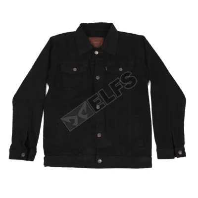 JAKET JEANS & KULIT Jaket Jeans Denim Pria Kemeja Sreetwear 215D2 Hitam 3 hlplj_jeans_215d2_hx2_copy