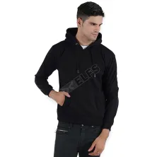 JUMPER Jaket Pria Hoodie Fleece Jumper Hitam