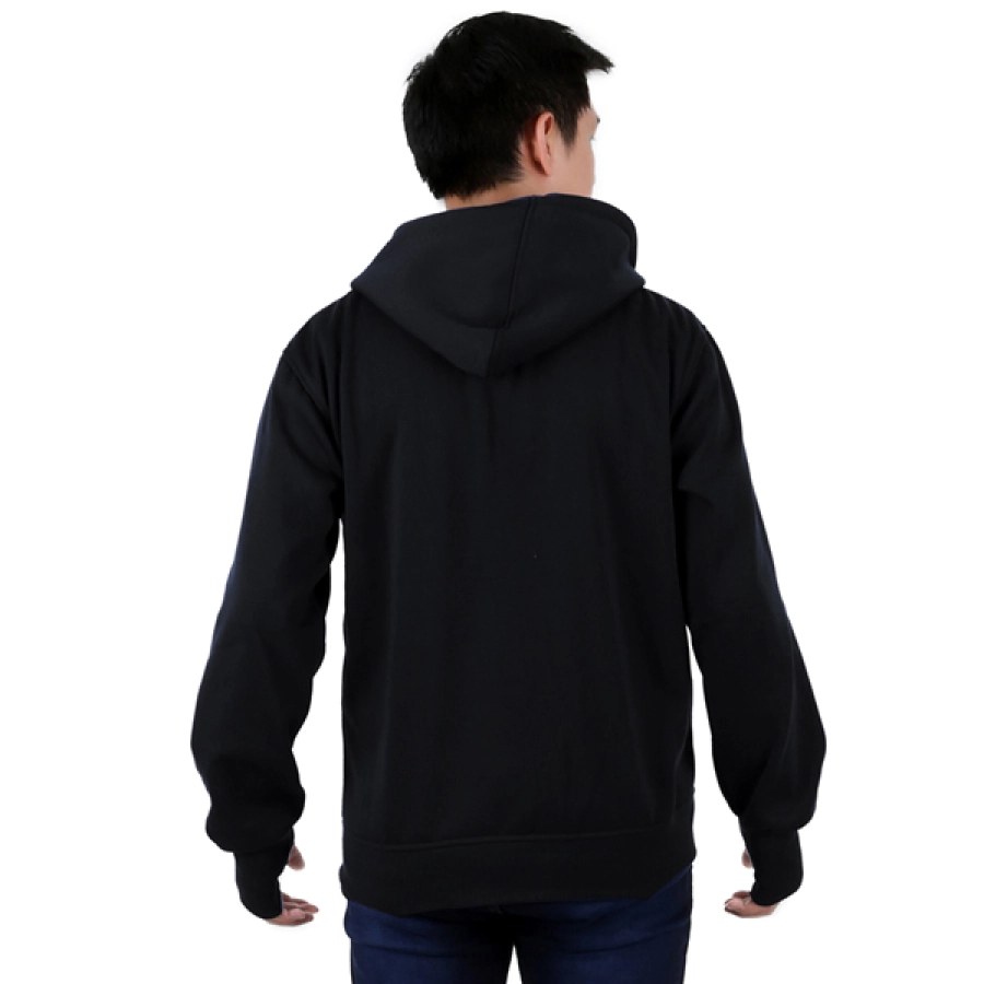 HOODIE & JAKET FLEECE Jaket Hoodie List Hitam 2 hlpls_hoodie_list_hx_1