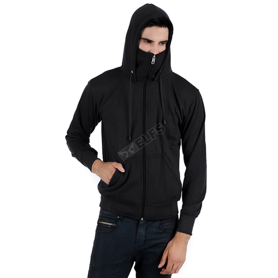 HOODIE & JAKET FLEECE Jaket Hoodie Fleece Ninja Hitam 1 hlpls_hoodie_ninja_hx_0