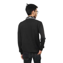 JUMPER JUMPER PRIA TERRY HARAJUKU ABSTRAK HITAM